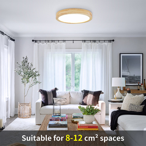 Moderna camera da letto plafoniera rotonda lampada da soffitto per interni casa lampada da interni ceil legno lampas para <span class=keywords><strong>sala</strong></span> - Product Image 2