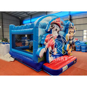 Castillo inflable comercial de dibujos animados para perros, gorila inflable para niños con tobogán y área de salto para alquiler de fiestas - Product Image 4