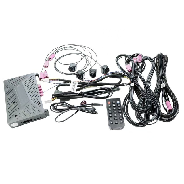 1080P HD AHD Waterproof 360 Vehicle Surround View System with Reverse Front & Side Cameras and 7-inch Monitor for Truck