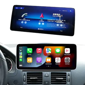 Wireless CarPlay and Touch-Screen Monitor with 12,3-Inch Android Car-Navigation System for Mercedes-Benz