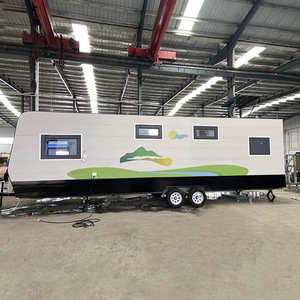 Remorque de camping mobile multifonctionnelle à traction extérieure sans moteur pour les vacances en site touristique - Product Image 4