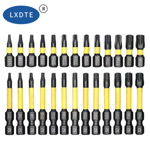 Jeu de 10 embouts étoile et croix en acier allié S2 LXD, incluant des combinaisons solides et creuses 25mm/50mm pour tournevis électriques - Product Image 3