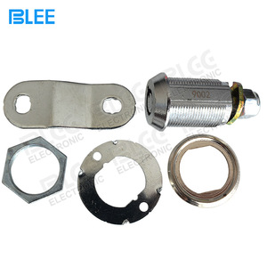 Cerradura de puerta con perlas redondas de 27 mm, cerradura de embutir operada con llave para máquinas de juego, modelo 6086, instalación con ranura de aleación de zinc - Product Image 4