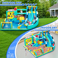 FBSPORT Château Gonflable Commercial Personnalisé avec Logo pour Enfants, Idéal pour la Location de Fêtes et Événements
