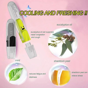 Cara sonriente tailandesa succión nasal mente refrescante palo despierto menta antisomnolencia conducción antidormilones pasaje nasal - Product Image 4