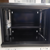 Baie de serveur murale en acier 9U de 19 pouces, armoire réseau murale pour salle informatique
