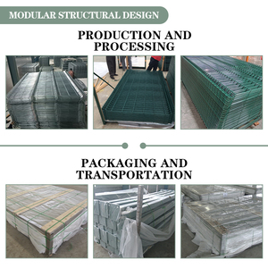 Cercado de panel de malla en V de alambre curvo 3D alto de 1530MM y 5 pies para exteriores - Product Image 3