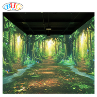 Système de projection immersif 3D portable innovant, projecteur interactif avec une résolution de 1920x2400 pour les attractions des parcs à thème