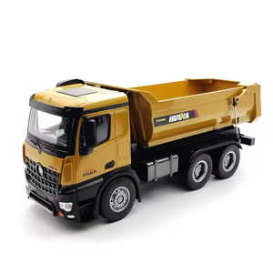 Camion à benne basculante RC <span class=keywords><strong>Huina</strong></span> <span class=keywords><strong>1582</strong></span> 1/14 à 10 canaux 2,4 GHz, entièrement métallique, robuste, jouet de construction - Product Image 5