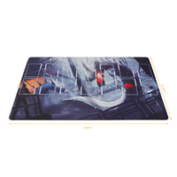 Tapis de souris pliable antidérapant et résistant à l'eau, motif dessin animé, base en caoutchouc, taille personnalisée, populaire pour la maison, le bureau et la salle de jeux