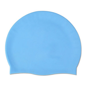 Gran oferta, gorros de baño, sombrero elástico para <span class=keywords><strong>piscina</strong></span>, deporte acuático junto al mar, turbante elástico, <span class=keywords><strong>gorro</strong></span> de natación plano de Color sólido - Product Image 6