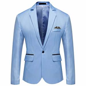 Nouveau <span class=keywords><strong>costume</strong></span> pour homme 2026, version coréenne, coupe ajustée, sans repassage, <span class=keywords><strong>veste</strong></span> décontractée pour jeune homme - Product Image 5