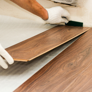 Waterproof SPC <strong>Flooring</strong> <strong>PVC</strong> Floating Click Plank Parquet in Modern Design Vinyl Laminate for Workshop Application Wear Resistant - Product Image 1
