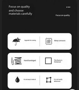 Cadre <span class=keywords><strong>de</strong></span> peinture à l'<span class=keywords><strong>huile</strong></span> FANGTAI avec <span class=keywords><strong>toile</strong></span> et <span class=keywords><strong>lin</strong></span> mélangés <span class=keywords><strong>sur</strong></span> bois, impression UV/numérique personnalisée, grande taille 30cm*30cm - Product Image 5