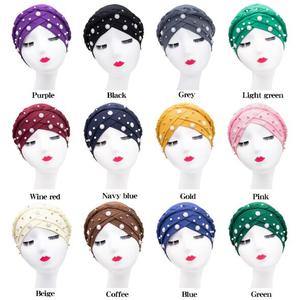 Turban chimio musulman tricoté à motif, foulard tressé pour homme, chapeau turban, bandeau en coton et élasthanne, sportif, voyage, protection solaire - Product Image 3