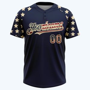 Maillots de baseball et softball personnalisés pour jeunes Chemise de sport personnalisée avec numéro cousu Uniforme d'équipe doux et confortable pour hommes - Product Image 1