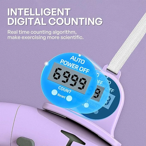 Cerceau d'exercice intelligent de haute qualité à 10 sections avec fonction de comptage, outil de massage pour la perte de poids et le fitness, cerceau sportif pour la taille - Product Image 4