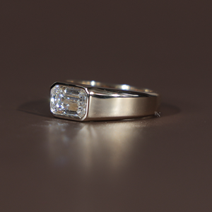 Hermoso Anillo de Diamante Cultivado en Laboratorio de 1.2 Quilates para Mujer, Plata, Oro de 10K, Oro de 14K, Oro de 18K, Elegante Anillo de Compromiso, Joyería Fina Nupcial - Product Image 3