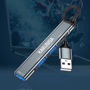 Kakusiga <b>Usb</b> Hub Type C 4 Port <b>Usb</b> <b>2.0</b> 3.0 With <b>Cable</b> For Laptop Pc - Product Image 4
