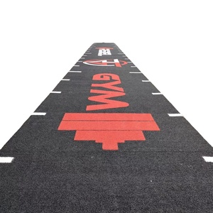 Nwt biểu tượng tùy chỉnh phòng tập thể dục cỏ nhân tạo tập thể dục theo dõi màu xanh lá cây màu Đỏ Đen Trắng Nhân Tạo Astro Turf - Product Image 1