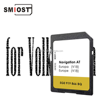 SMIOST Sat Nav Android GPS Navigation CID Change Auto SD Memory Card pour VW AT V18 Europe Polo CC Sharan