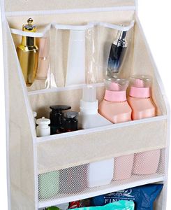 5-Shelf Over Door Hanging Organizer Fabric Door with 4 <b>Large</b> Pockets and 3 Small PVC Pockets Toys - Product Image 4