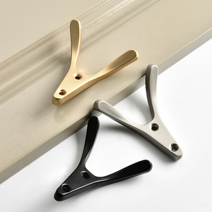 Zinc Alloy Coat <b>Hooks</b> Animal Shape <b>Wall</b> Mounted Durable Black For Bathroom Wardrobe Door - Product Image 1