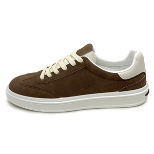 Nouveau style de chaussures décontractées basses pour hommes semelles épaisses de haute qualité fermeture à lacets doux respirant anti-dérapant petit design blanc - Product Image 2