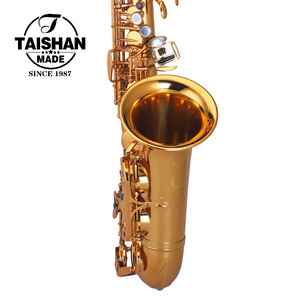 Saxophone alto professionnel en laiton de qualité supérieure avec tonalité Mi bémol et finition laquée or à prix avantageux - Product Image 4