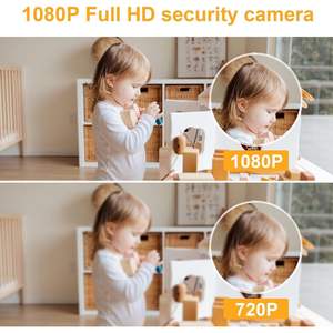 Caméra intérieure Wifi Antela 1080P H.264 2MP avec vision nocturne, détection de mouvement, audio bidirectionnel, stockage cloud, sécurité domestique - Product Image 6