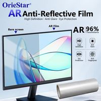 Película Protectora de Pantalla Antirreflectante para Monitor de Escritorio, Material de Alta Transparencia, Rollo de Película Protectora para Pantalla