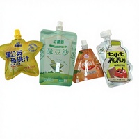 Mini sac en plastique avec bec verseur de 10 ml, impression de logo personnalisée, sac debout pour crème solaire, huile, liquide, eau, gel douche, cosmétiques