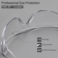 Lunettes de soleil de sport certifiées EN166, transparentes, protection UV400, résistantes aux chocs, verres polarisés miroir, lunettes de sécurité pour le travail