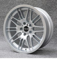 Jantes en alliage 18X9 18X10.5 5X120 Argent Usiné Multi-Rayons Concave Sport Tuning pour Voiture Particulière Remplacement Après-Vente