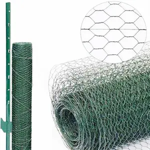 Échantillon gratuit! Anping Usine Bas Prix Galvanisé Hexagonal Wire Mesh Poulet Coop Wire Netting Fabricant