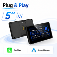 Pour BMW, CarPlay portable, étanche IP67, CarPlay pour moto, 5 pouces, 1000 NIT, commande au volant, lecture des données OEM, Plug & Play CarPlay