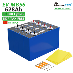 Paragon DIY Tested China Stock MB560 628Ah M6 Stud+Flexible Busbars+Nuts+Insulation LiFePO4 Semi-solid State 8000 Cycles VAT Tax - Product Image 1