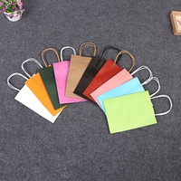 Sac en papier kraft recyclable personnalisé avec votre propre logo, sac en papier personnalisé pour les aliments avec poignée