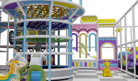 Aire de jeux interactive personnalisée pour enfants, maison de jeux, centres de divertissement, aire de jeux intérieure pour enfants avec trampoline
