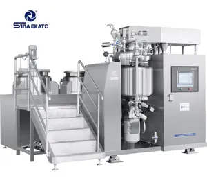 SINA EKATO 300L crema loción corporal que hace la máquina al vacío emulsionante mezcla homogeneizador Mezclador