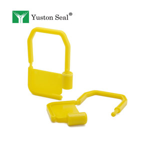 Sceau de sécurité en plastique PP imprimé au laser couleur personnalisée, cylindre POM <span class=keywords><strong>YUSTON</strong></span> YTPL008, force de traction >150N, 41x62x4mm pour la logistique - Product Image 3