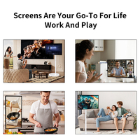 Moniteur portable 24 pouces FHD LCD tactile Android Smart TV pour intérieur, affichage éducatif et de divertissement OEM avec support mobile