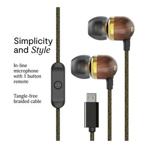 Auriculares con micrófono con cable SMILE JAMAICA USB C Brass EM JE042 BA - Product Image 2