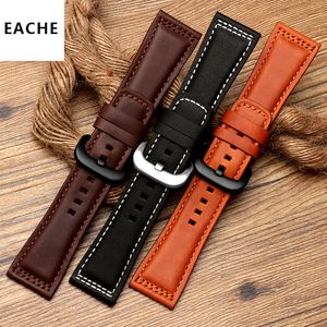 LAIHE Bracelets <span class=keywords><strong>de</strong></span> montre <span class=keywords><strong>de</strong></span> <span class=keywords><strong>luxe</strong></span> en cuir véritable 28mm à motif <span class=keywords><strong>de</strong></span> crocodile pour sept vendredis - Product Image 2