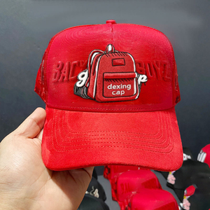 OEM ODM 100% Mô Hình Mới Chất Lượng Ban Đầu Mũ 5 Bảng Điều Chỉnh Da Lộn Mũ Bóng Chày Sombreros 31 Mũ Ba Lô Chàng Trai - Product Image 1