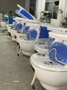 Hồng ngoại Ozone phòng tắm hơi thủy liệu viên nang LED Ánh Sáng Spa viên nang với hơi nước sưởi ấm <span class=keywords><strong>massage</strong></span> giường - Product Image 2