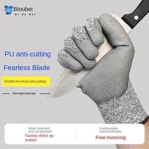 Zware Pu Gecoate Geïsoleerde Eco Werkhandschoenen Pu Winter Arbeidsbescherming Veiligheid Snijbestendige Handschoenen Gesneden 5 Voor Handbescherming - Product Image 2