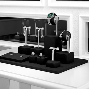 Custom Simple and luxurious jewelry display props <b>rings</b> <b>necklaces</b> bracelets earrings pendants jewelry counters display racks - Product Image 1