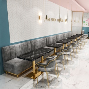 Combinaison table et chaise de stand de luxe léger café <span class=keywords><strong>restaurant</strong></span> <span class=keywords><strong>simple</strong></span> café <span class=keywords><strong>restaurant</strong></span> commercial - Product Image 3