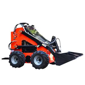 Mini-chargeuse compacte pour travaux de construction, agriculture et alimentation, avec godet, moteur quatre cylindres 30, châssis court et cabine courte - Product Image 5